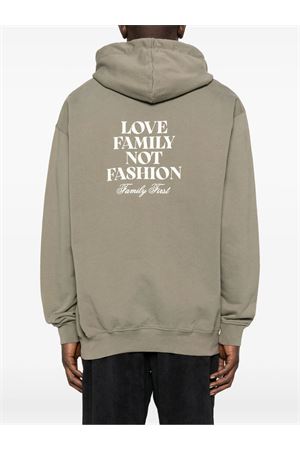 Felpa LFNF con cappuccio in cotone verde chiaro FAMILY FIRST | HS2503LIGHTGREEN